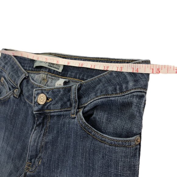 Gap Curvy Low Rise Stretch Jeans Size 4 Ankle Bootcut Medium Wash 5 Pockets - Picture 7 of 15
